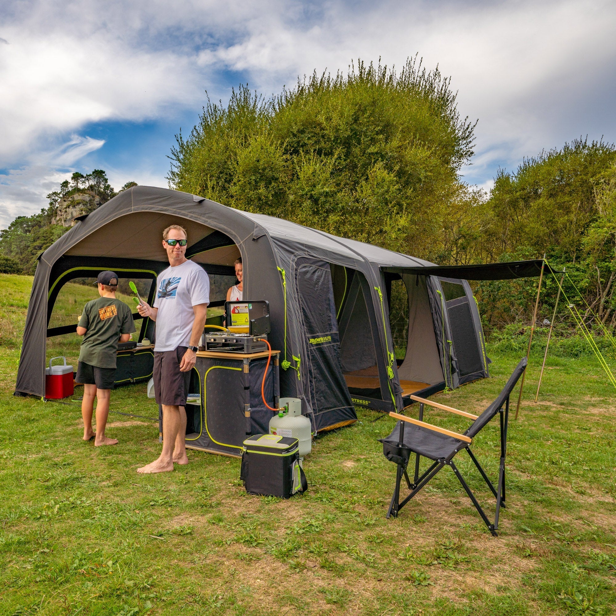 tent kastje Aguja Canvas Glamping – Luxury Outdoor Living Experience – Trend Tents condition:New_17778536 instant 🔧 Reparatur- & Servicearbeiten the Shackleton Tent is