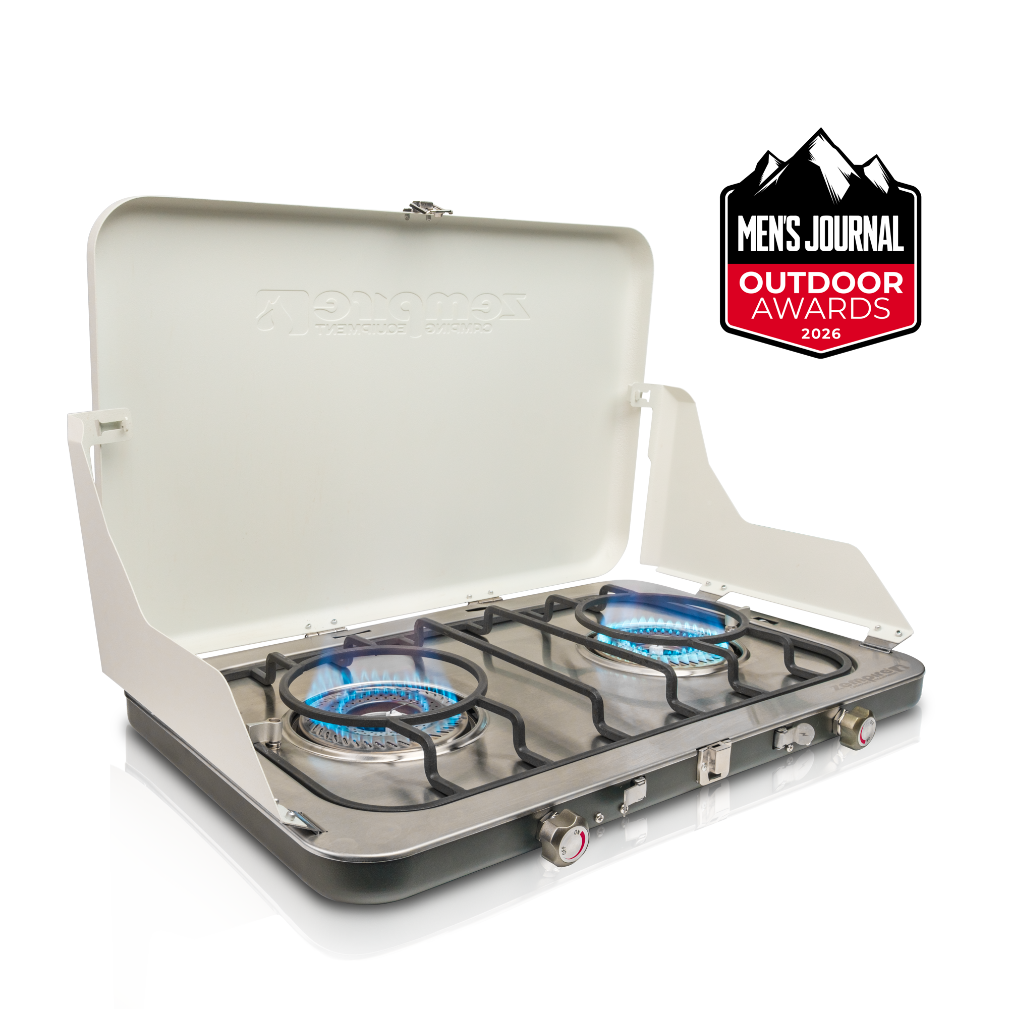 Zempire Stealth-Jet Twin Camp Stove White