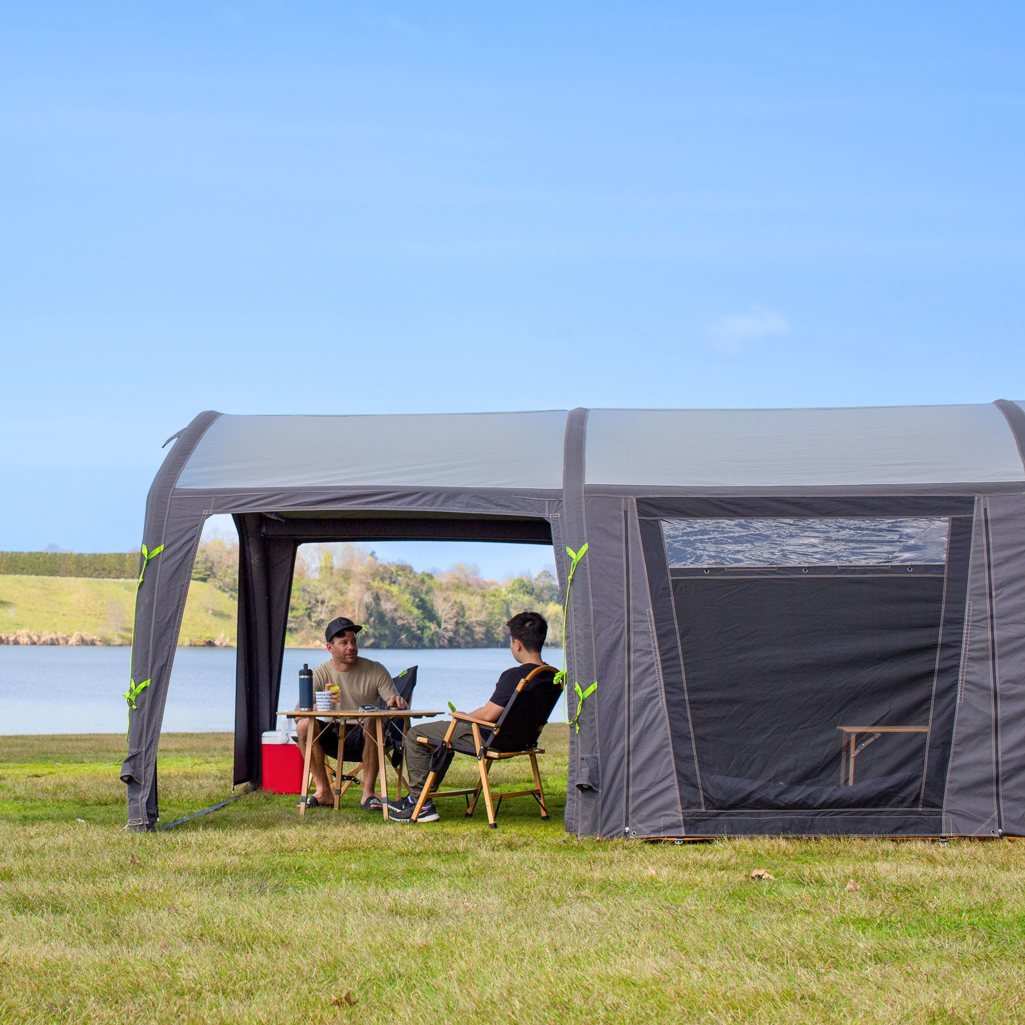 Zempire Airforce 1 V2 Canvas Air Tent SIDE OPENINGS (2)