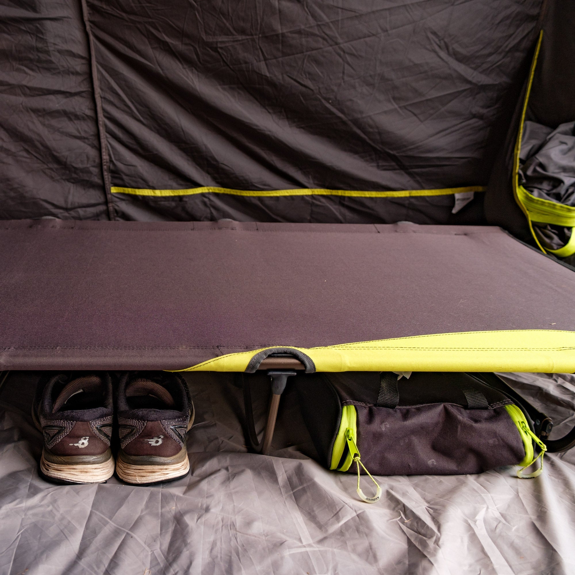 Zempire W Leg V2 Camp Cot Stretcher LOWER STORAGE CAPACITY