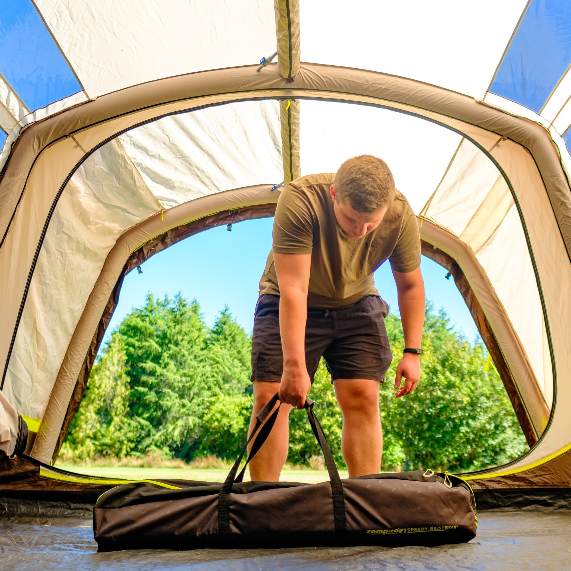 Zempire Z Leg King Single Camp Cot Stretcher