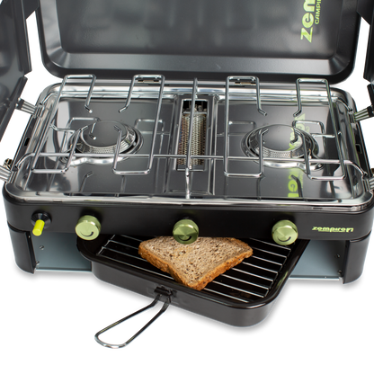 Zempire 2-Burner DLX Grill Camping Stove