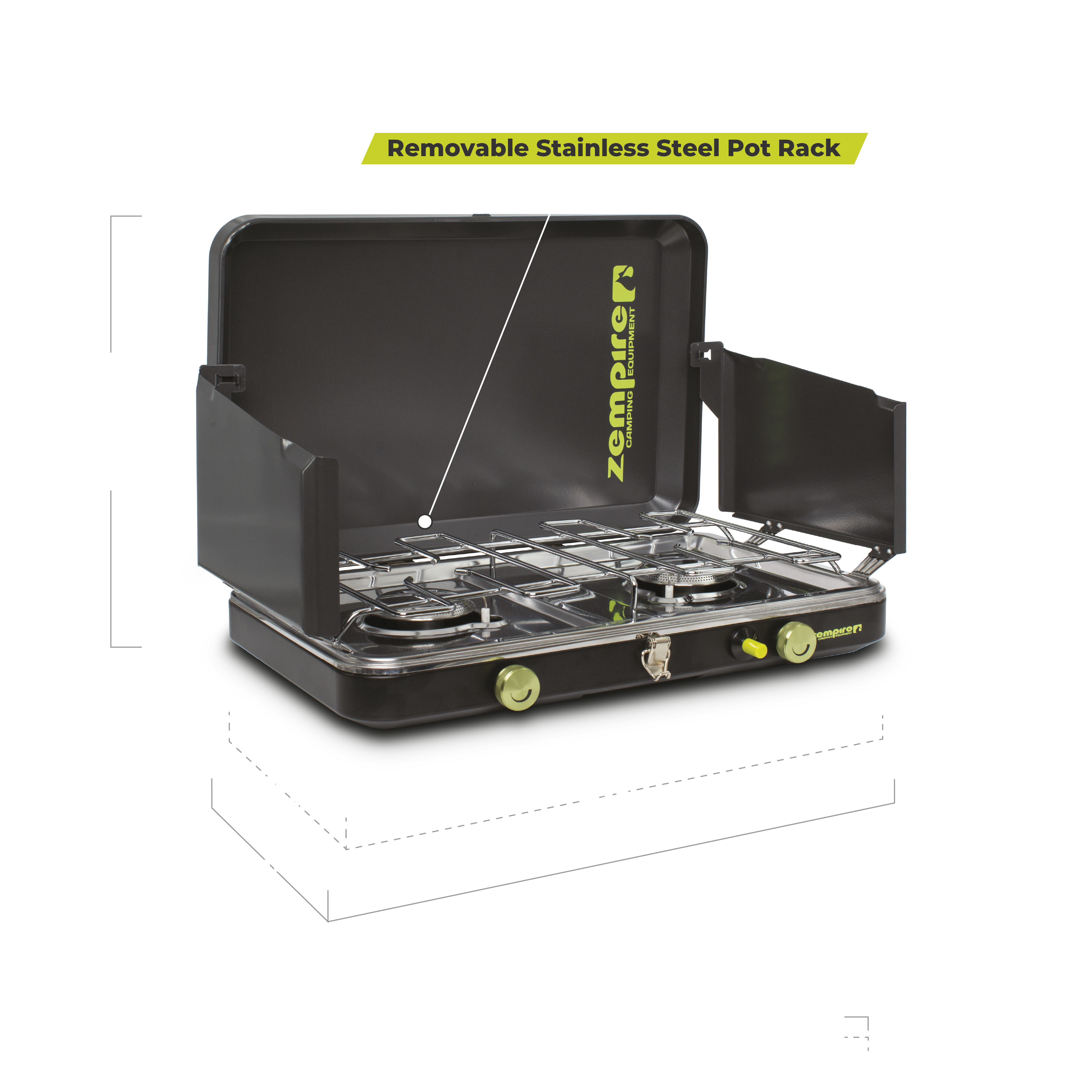 Zempire 2 Burner DLX - Camping Stove – Zempire US Zempire 2 Burner DLX - Camping Stove – Zempire US