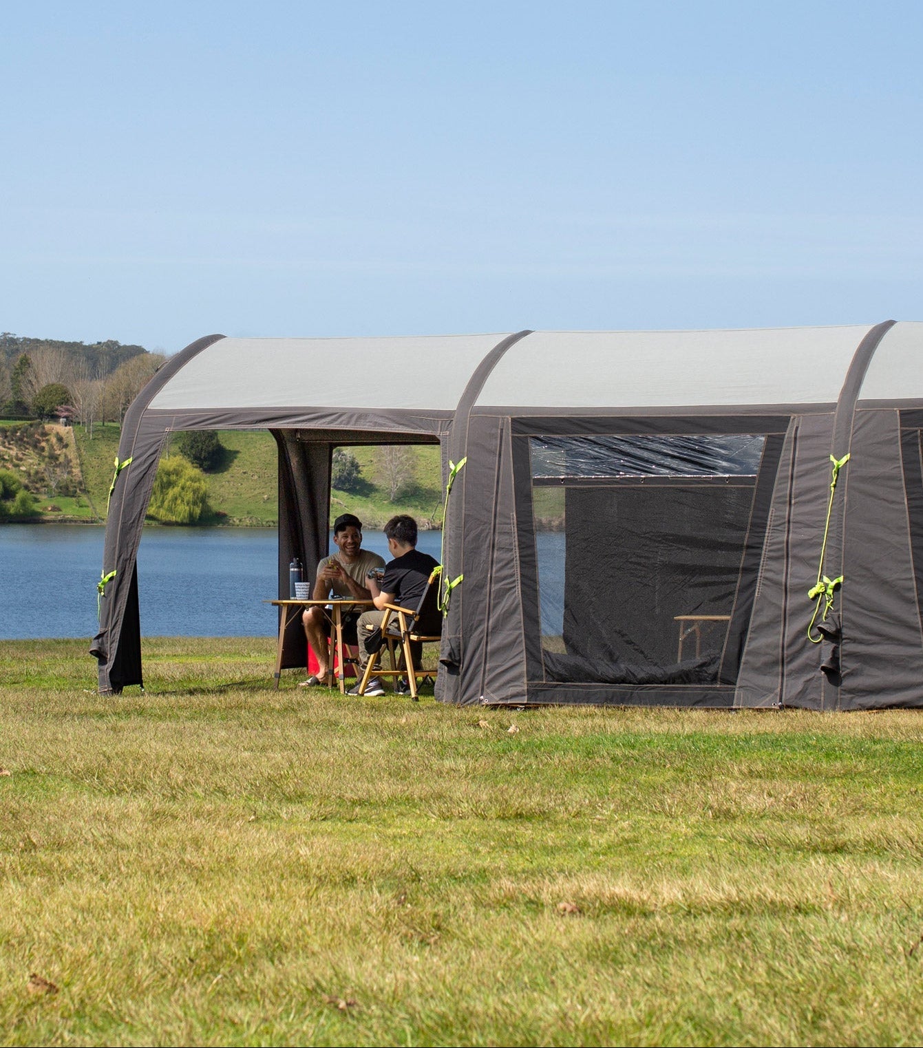 polycotton air tents Zempire Airforce 1 V2 Canvas Air Tent