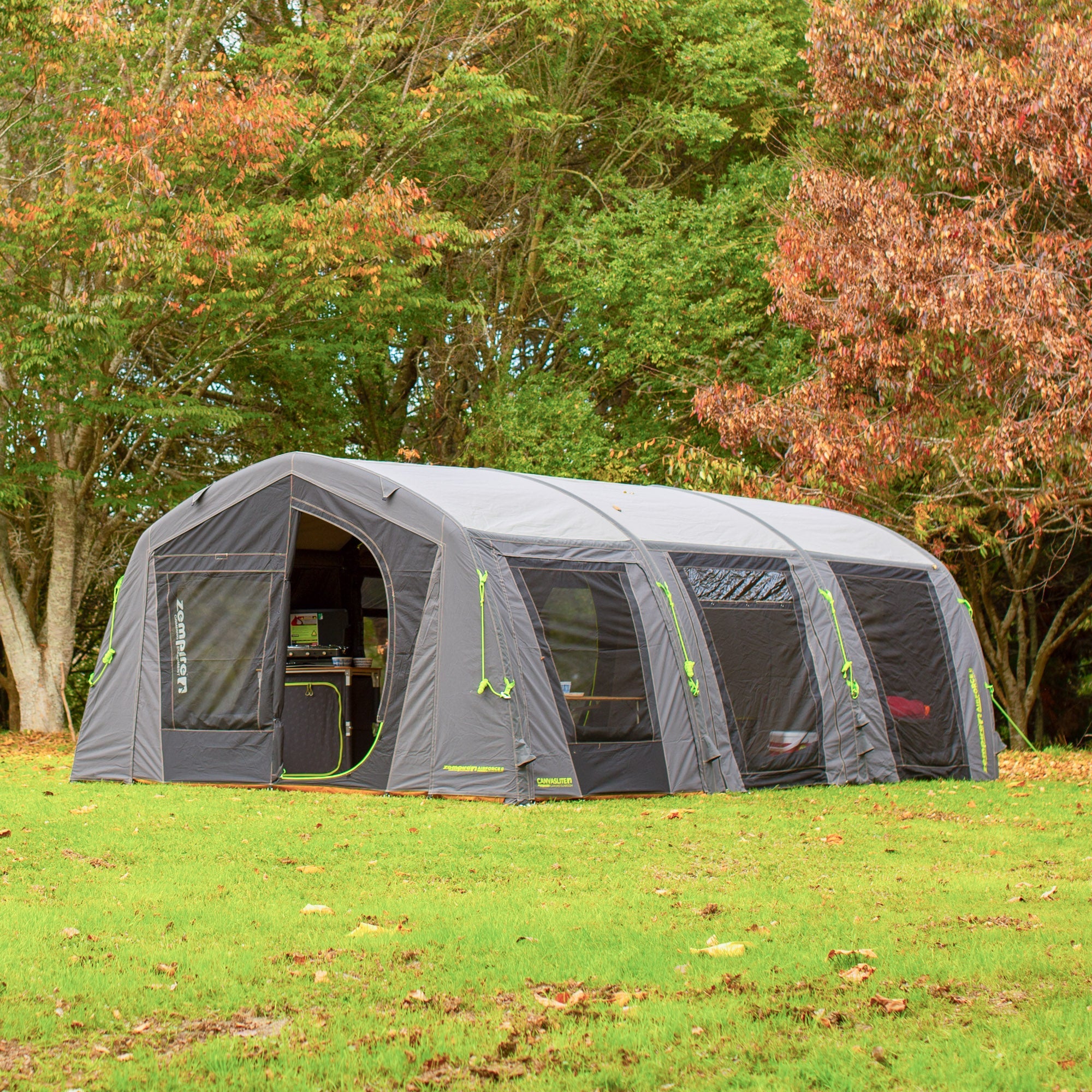 4 person canvas tent Zempire Canvaslite Sunroom Awning Walls – Zempire US