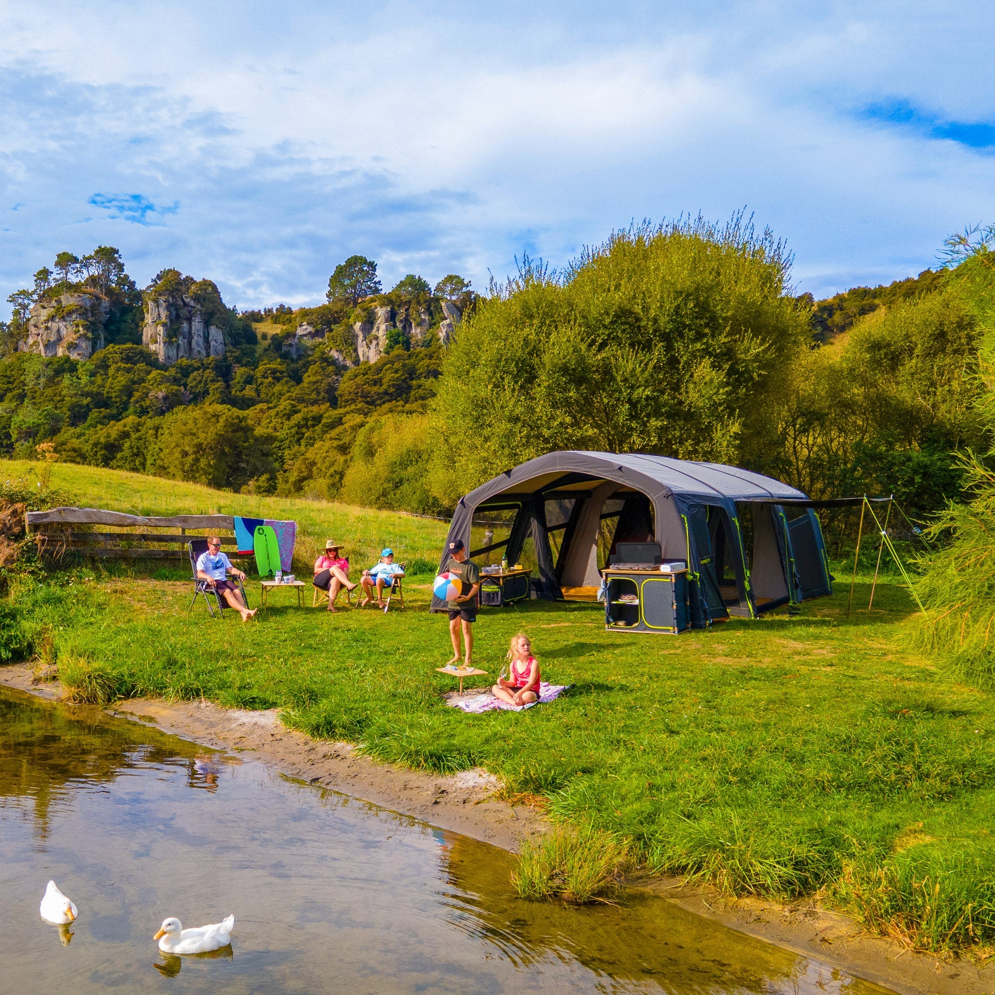 Zempire Fortress V2 Canvas Air Tent