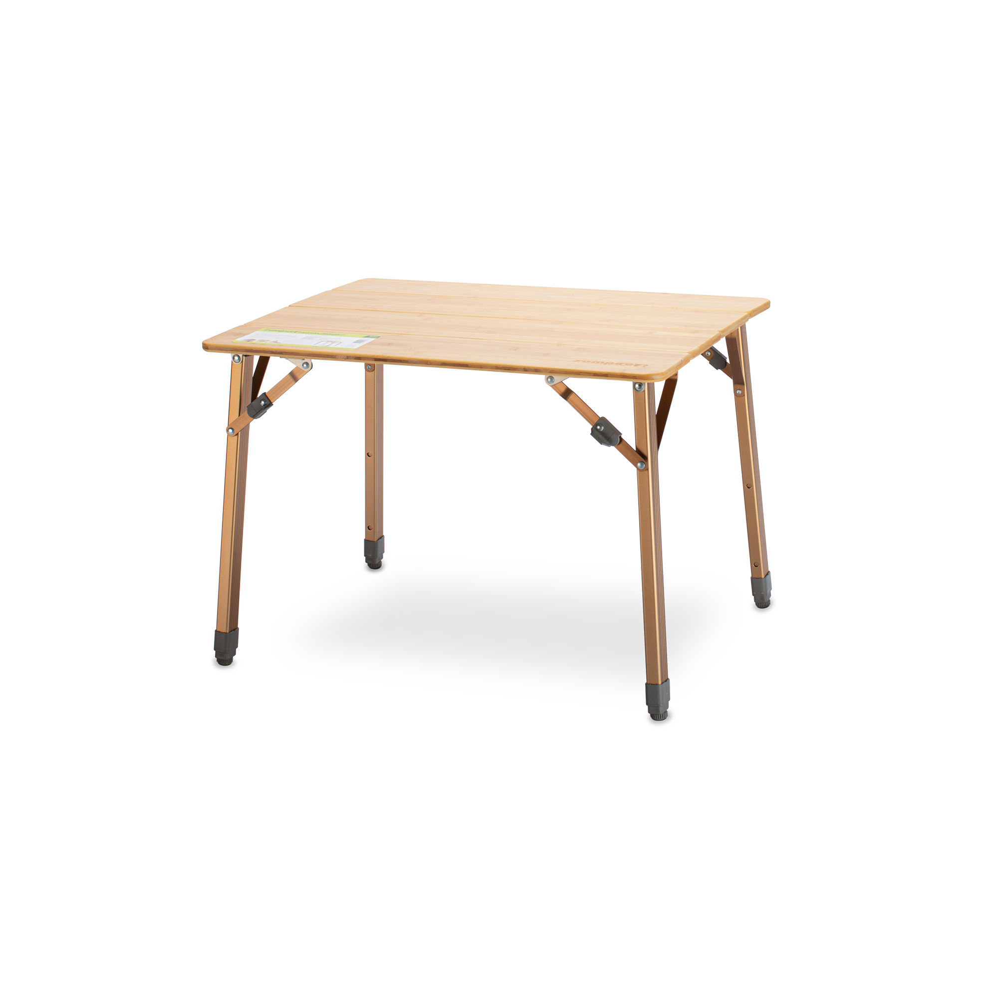 Zempire Kitpac Standard V2 Bamboo Camp Table NATURAL BAMBOO SURFACE