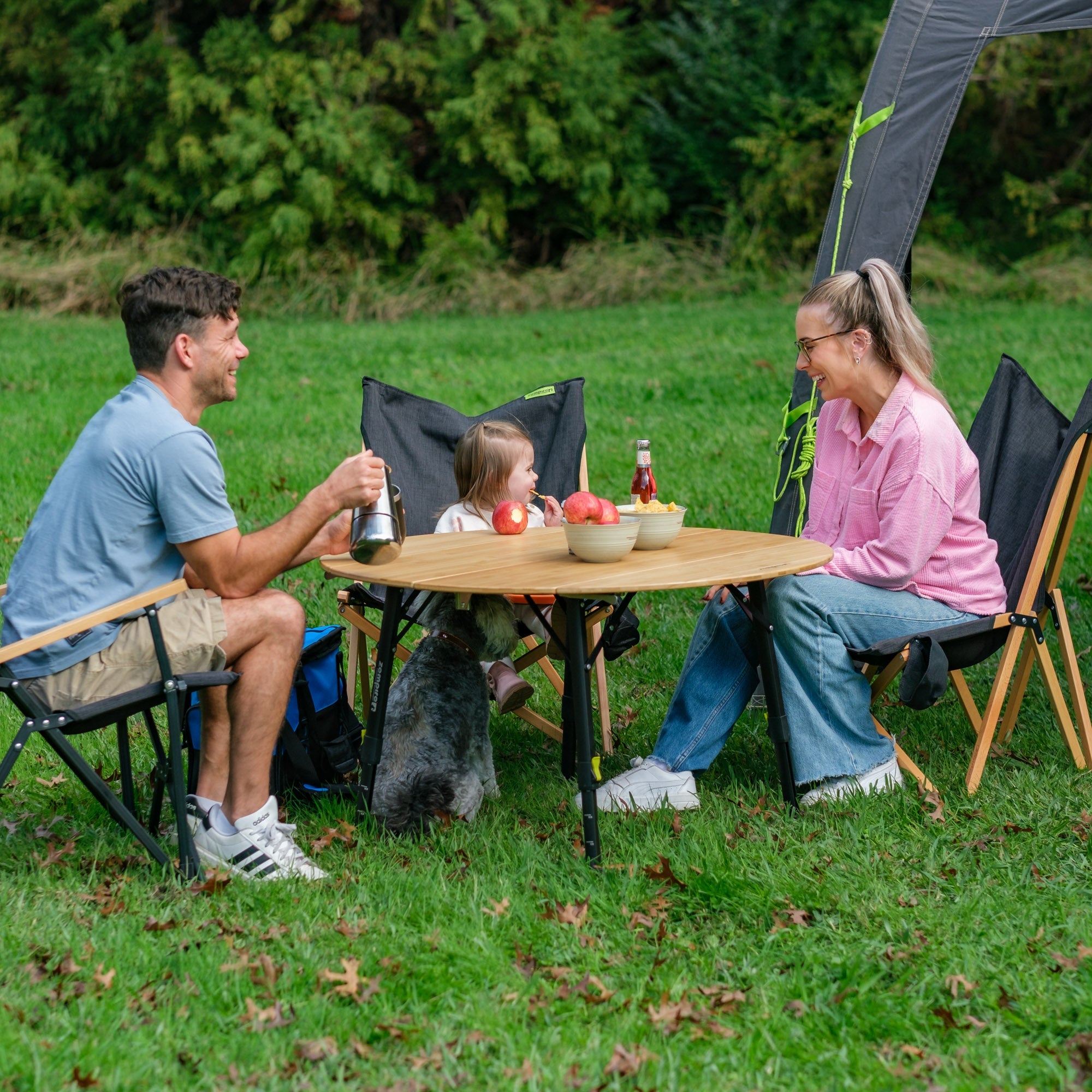 Zempire Kitpac Pro - Round Bamboo Camping Table – Zempire US