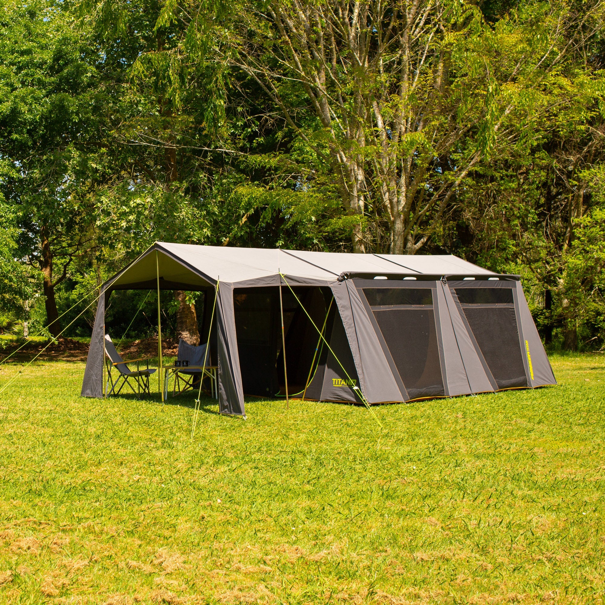 canvas tent cabin Zempire Titan Canvas Cabin Tent