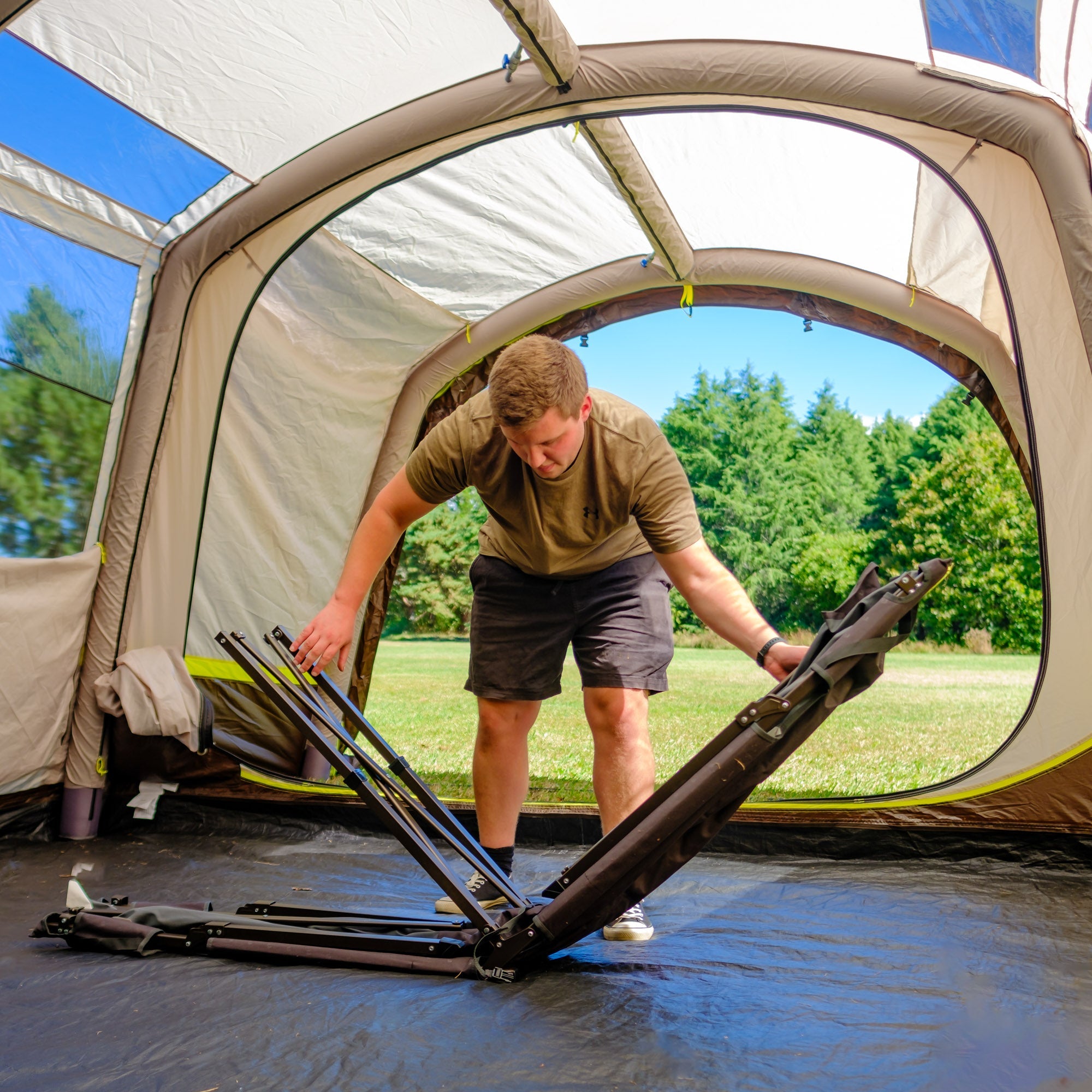 Zempire Z Leg King Single Camp Cot Stretcher