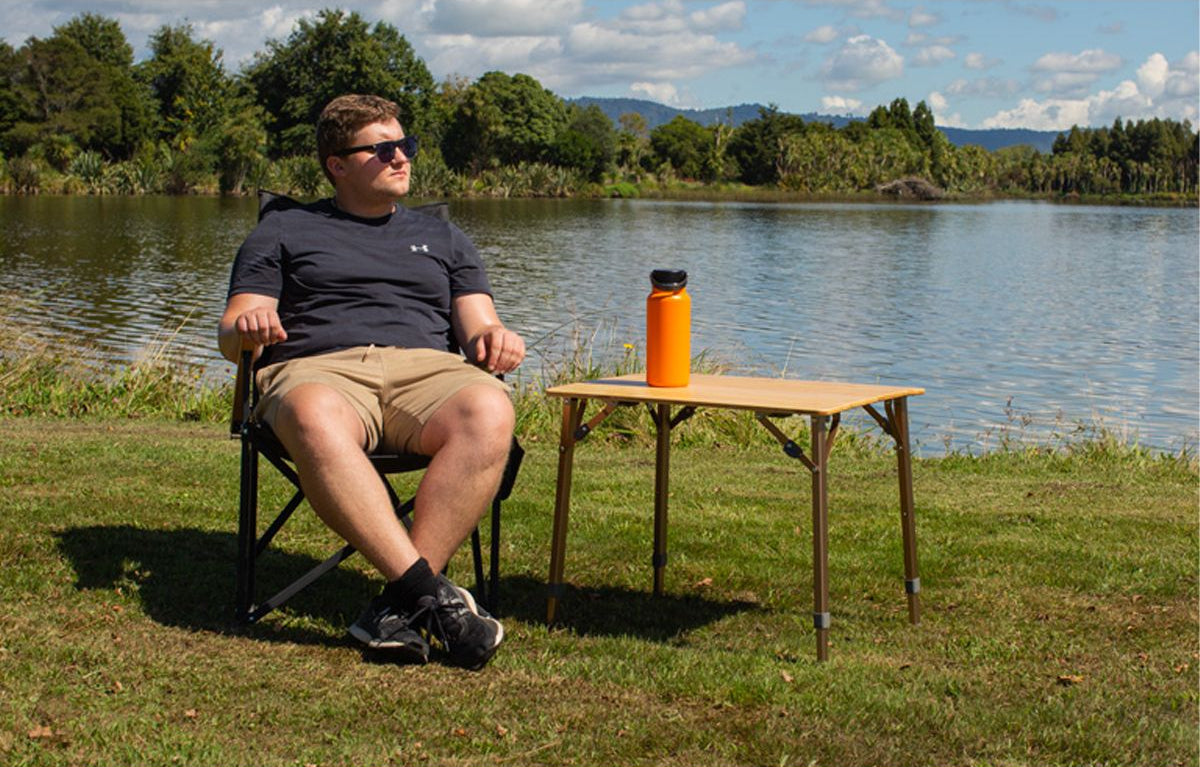 Kitpac Standard V2 Bamboo Camp Table